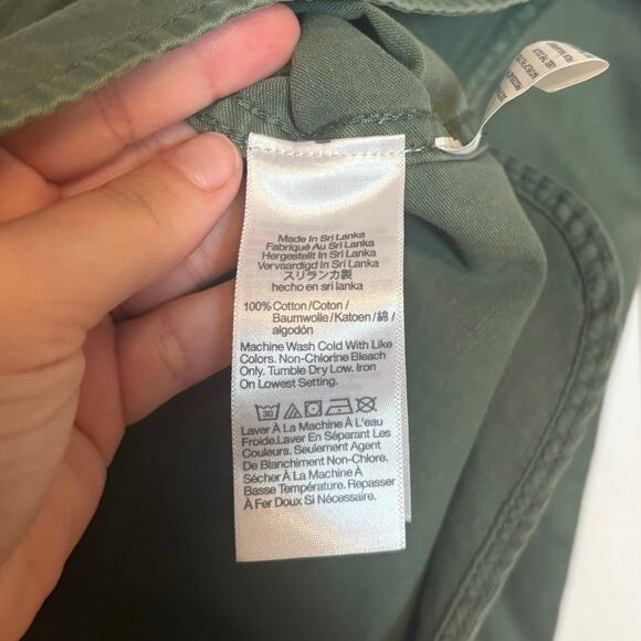 NWT Madewell Easy Utility Shirt-Jacket In Hreen Size XS - Picture 6 of 8